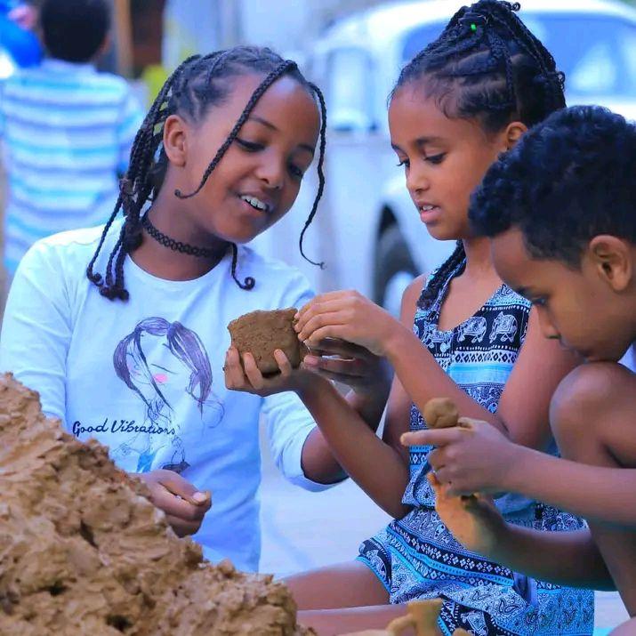 Hand-crafted artisan toys and pottery